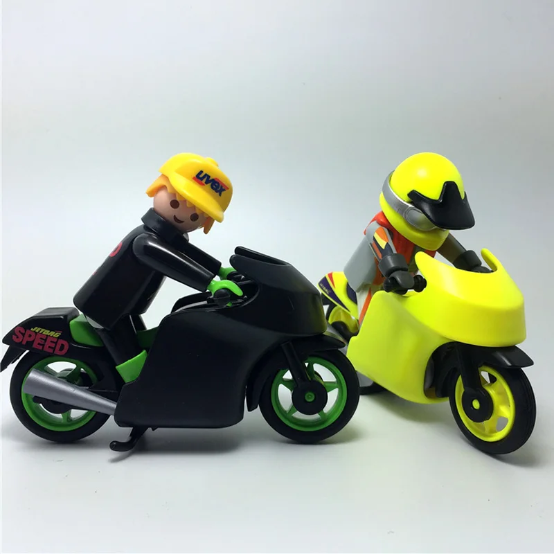 Playmobil мир Рисунок фигурку мира блоки куклы замок Строительные мини кирпичи