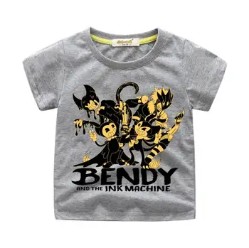 

2019 Spring Summer Kids T-shirt Clothing Children Cartoon Bendy Tees Top Clothes Boys 3D T Shirt Costume Baby Tshirt Girls TX121