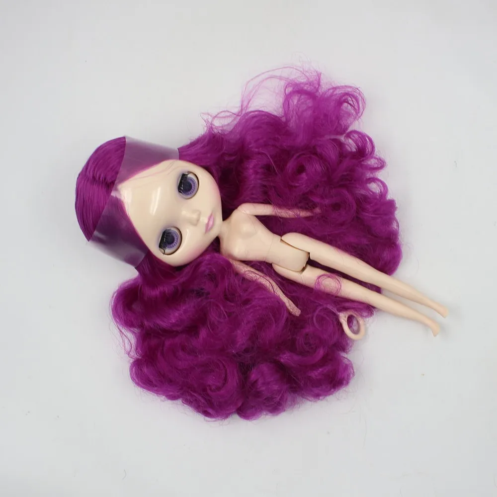 Игрушка подарок blyth Обнаженная кукла, фиолетовые волосы центральная расставание нормальная кожа Обнаженная кукла Blyth BL732