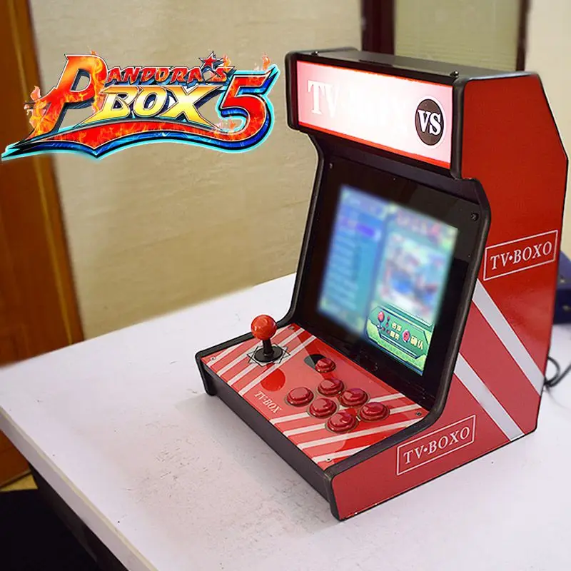 

Pandora 9 Arcade Console 4: 3 Table Top Arcade Machine 12 Inch Video Games Console with Pandora's Box 9Game Cabinet 1500 in 1