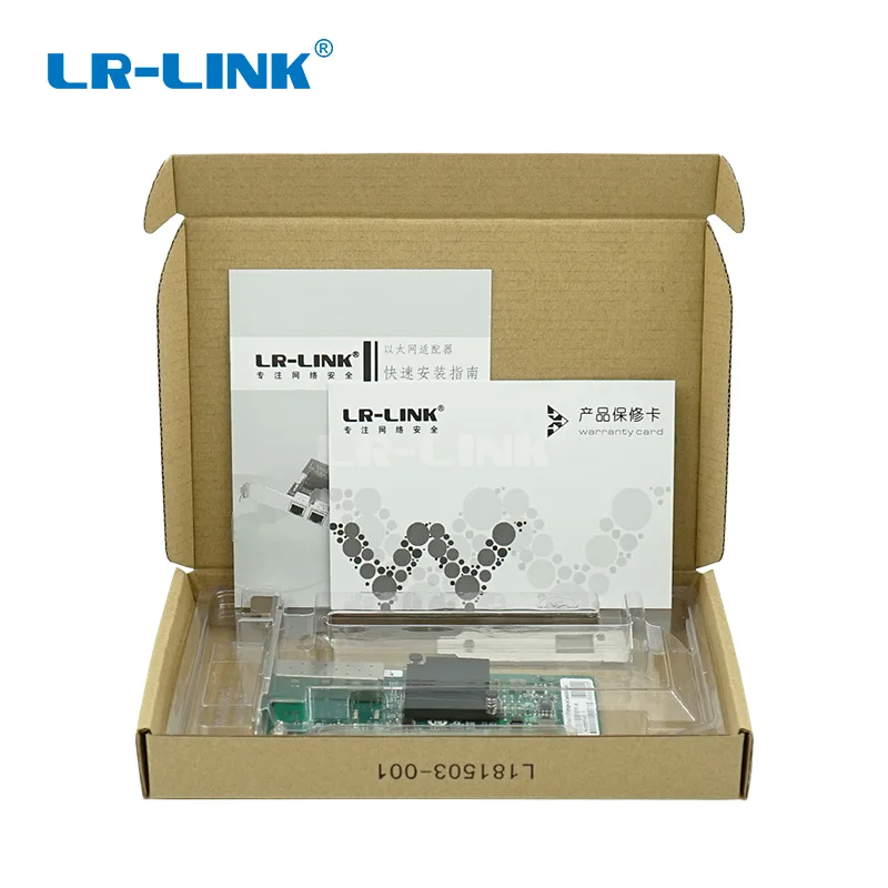 Компьютерный компьютер LR LINK 9250PF SFP PCI Express x1 Gigabit Ethernet Сетевая карта волоконно