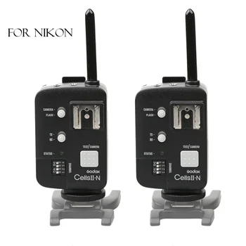 

2pcs Godox Cells II 1/8000s HSS Wireless Flash Transceiver Trigger Kit for Nikon DSLR Camera, Speedlite and Studio Flashes