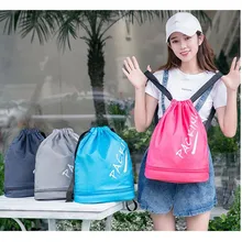 Спортивная сумка, рюкзак для плавания на шнурке, сухая влажная Сумка для бассейна, пляжа, фитнеса, сумка для мужчин, женщин, детей, рюкзак