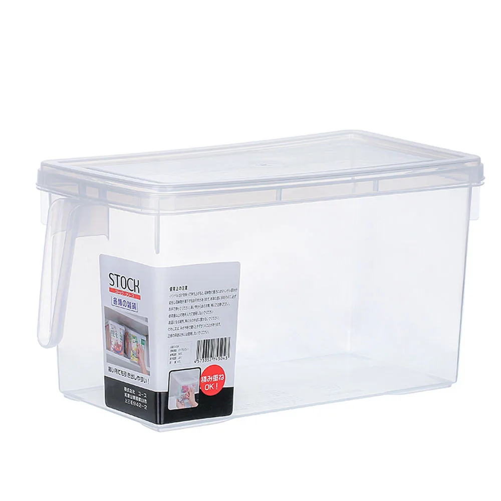 

Storage Collecting Box Basket Kitchen Refrigerator storage box with lid food box Fruit Food Organiser Utility