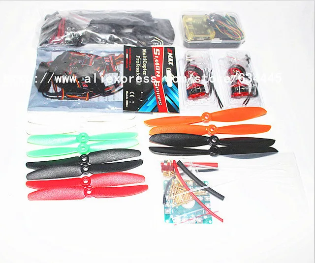 

FPV mini drone DIY zmr250 H250 quadcopter frame kit with MT1806 2280KV motor + EMAX Simon K/BLHeli 12A ESC + CC3D fight control