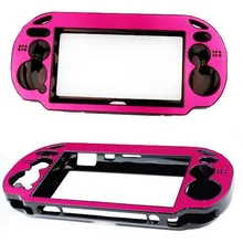 Розовая красная красочная алюминиевая металлическая защита для кожи чехол для sony PS Vita PSV консоли