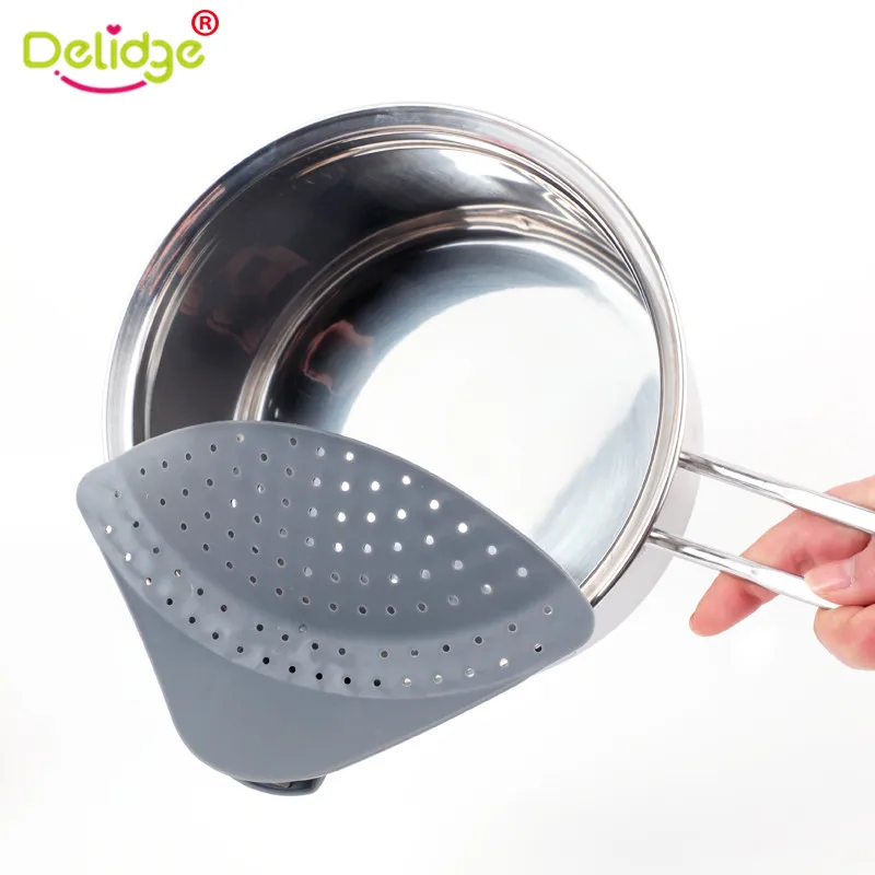 

Food Grade Silicone Rice Drain Plate Holder For Pot Part Sink Tool Noodle Vegetable Pouring Filter Kitchen Accessories