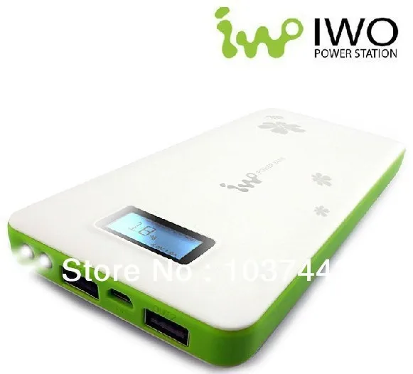 iwo p42 13200mah power bank xiaomi lenovo external battery charging universal iphone4/5 Ipa tablet Samsung all brand free ship | Мобильные