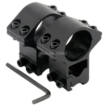 2шт Пикатинни Тактический высокий профиль 25,4 мм 1 дюймов прицела крепление кольца для 11 мм крепление направляющей «Ласточкин хвост» Охота