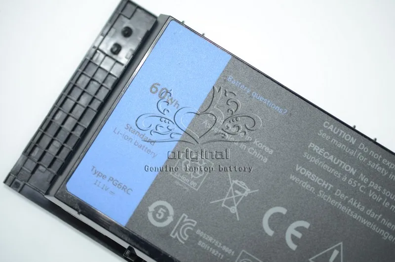 Оригинальный аккумулятор JIGU для ноутбука Dell M6600 M6700 11 1 В 60 Вт/ч 9GP08 FV993 PG6RC R7PND