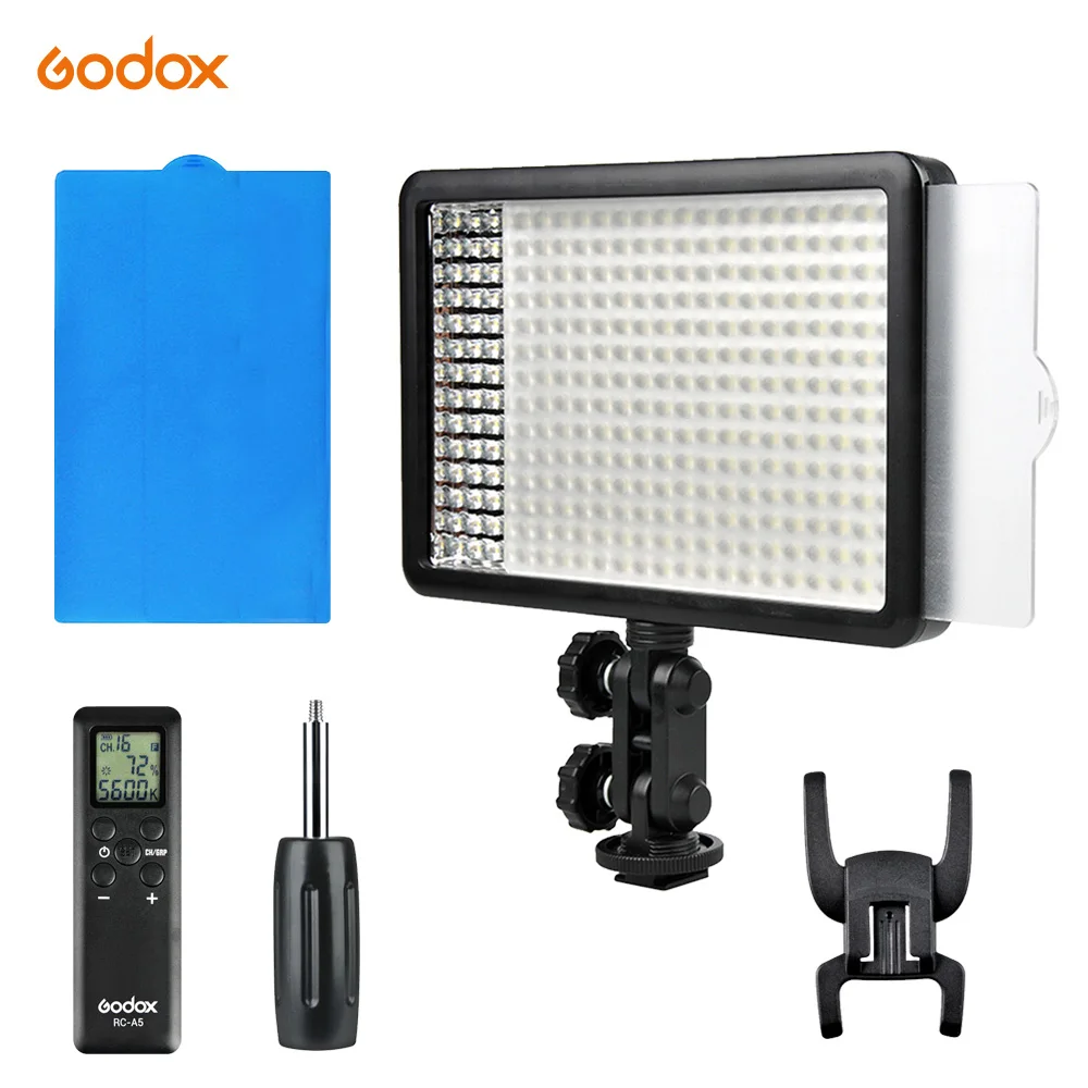 

Godox LED308Y 3300K LED 308 Video Light Lamp with Wireless Remote and Handle Grip for Wedding Videography Shooting