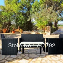 Плетеная мебель из ротанга натуральный ПЭ ротанга открытый диван