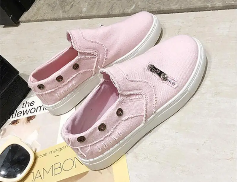 

New Women shoes fashion casual shoes breathable canvas shoes lazy slip-on women shoes flat tennis sneakers women espadrilles