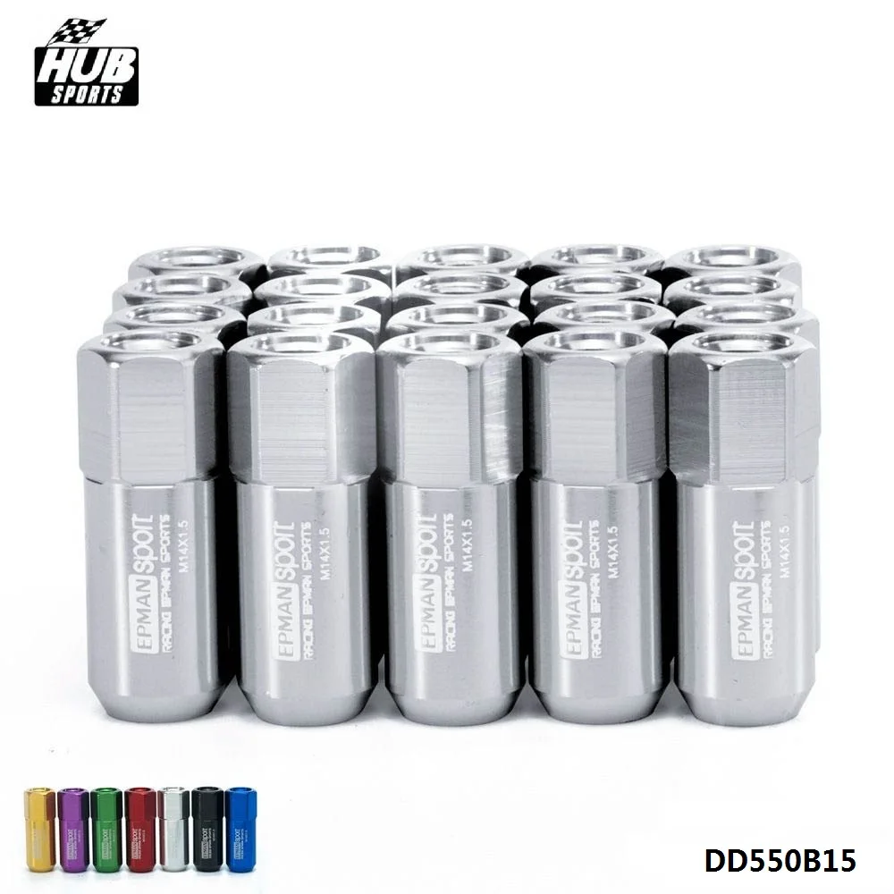 

M14 x1.5 60MM 20 PC Extended Forged Aluminum Tuner Wheel Racing Lug Nut Set For Honda Wheels/Rims HU-DD550B15