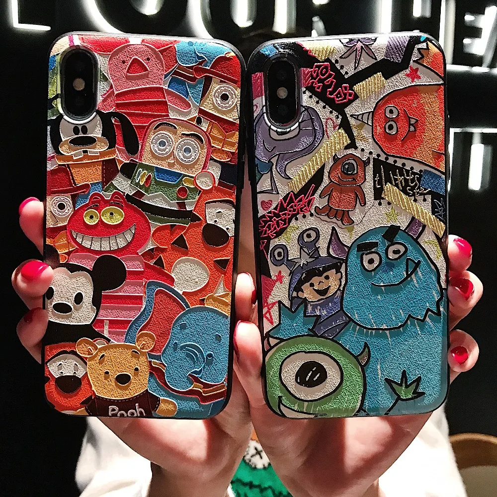 Милый 3D чехол для iphone X 8 7 6 6S Plus XS Чехлы MAX XR Мягкий силиконовый |