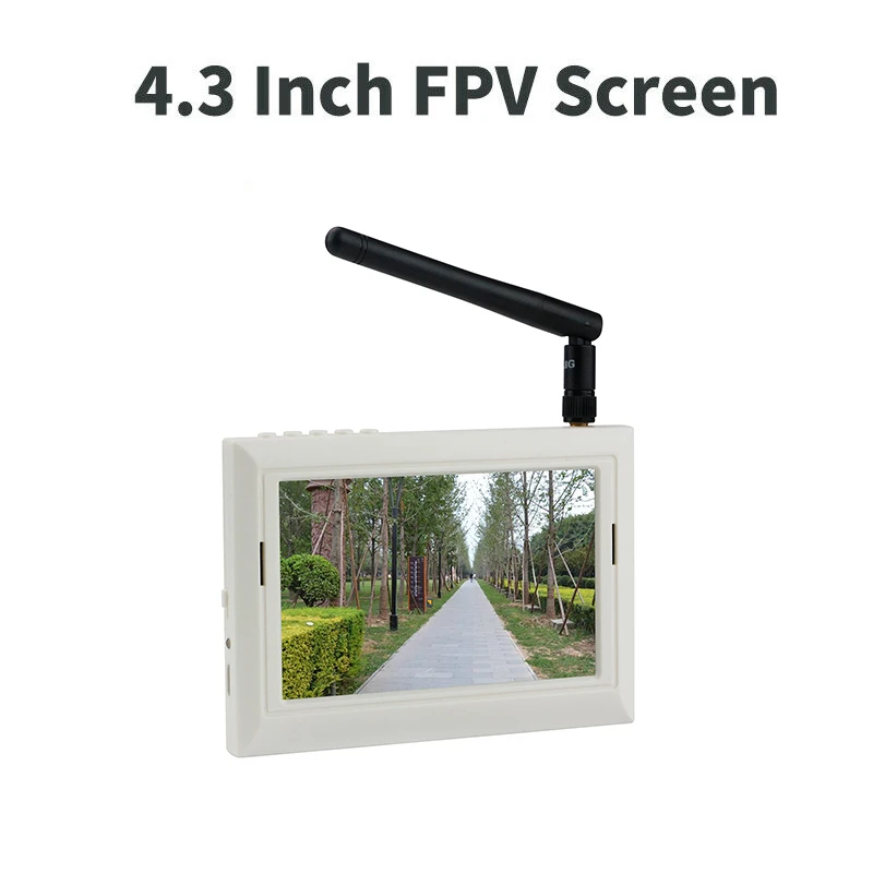 

LDARC 4.3 Inch FPV Monitor High Resolution Screen with TFT Built-in Battery LCD Display For RC Models Spare Part DIY Accessories