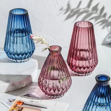 Современная Минималистичная стеклянная ваза, креативная Цветочная ваза для гостиной, декоративная ваза для водной культуры