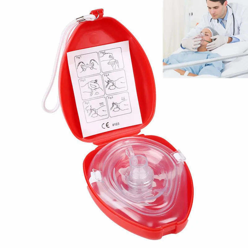 Medical CPR Face Protect Mask With One way Valve For CPR First Aid