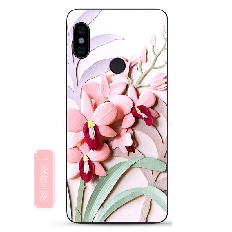 2 шт. для xiaomi Red mi Note 5 чехол задняя крышка цветок мягкая оболочка для xiaomi красный mi Note5 чехол s Красный mi Note 5 чехол для телефона крышка