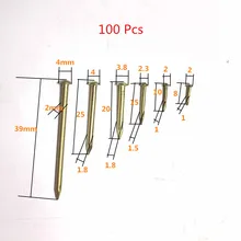 100 шт. 39 мм 25 мм 20 мм 15 мм 10 мм 8 мм крепежные круглые маленькие латунные гвозди мебельные шарниры подарочный футляр для украшений коробка медные гвозди