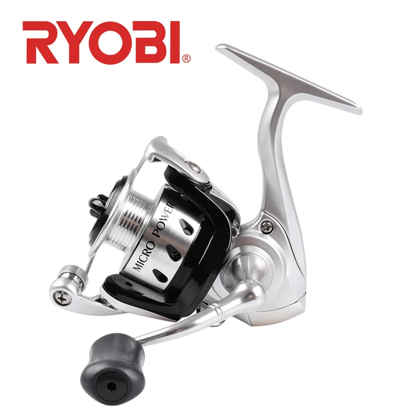 18 оригинальных Рыболовных Катушек RYOBI MICRO POWER 500/800, спиннинговая катушка 3+ 1BB, Передаточное отношение 5,2: 1, Максимальное сопротивление, 3 кг, самофиксирующаяся ручка