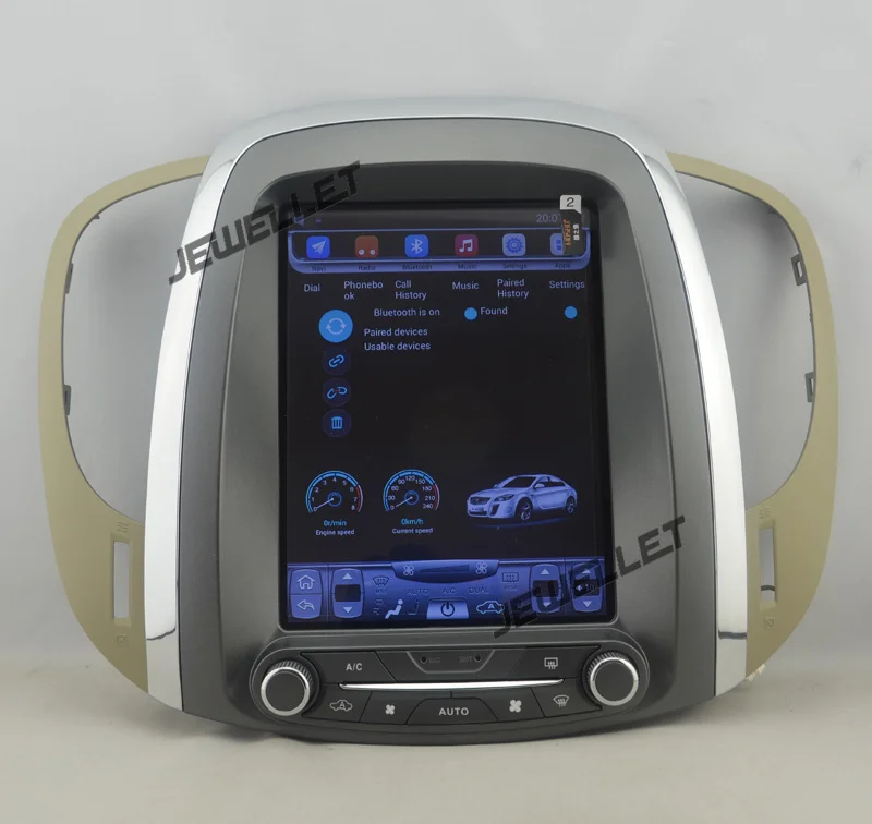 Cheap 10.4" tesla style vertical screen Octa core Android 8.1 Car stereo GPS navigation for Buick Lacrosse 2010-2013 8