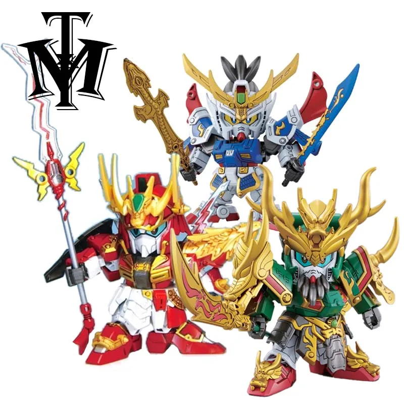 

Anime action figures SD/BB Gundam 36PCS/Set Chouun Kanu Ryuubi Ryofu Chousen Kakouton 8cm model hot kits toys Puzzle Robot hobby