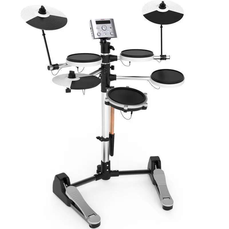 

Electronic Drum Set Stand Percussion Music Instruments Build-in Metronome 12 Groups Drum Tones 43 Groups Accompaniment MIDI Jack