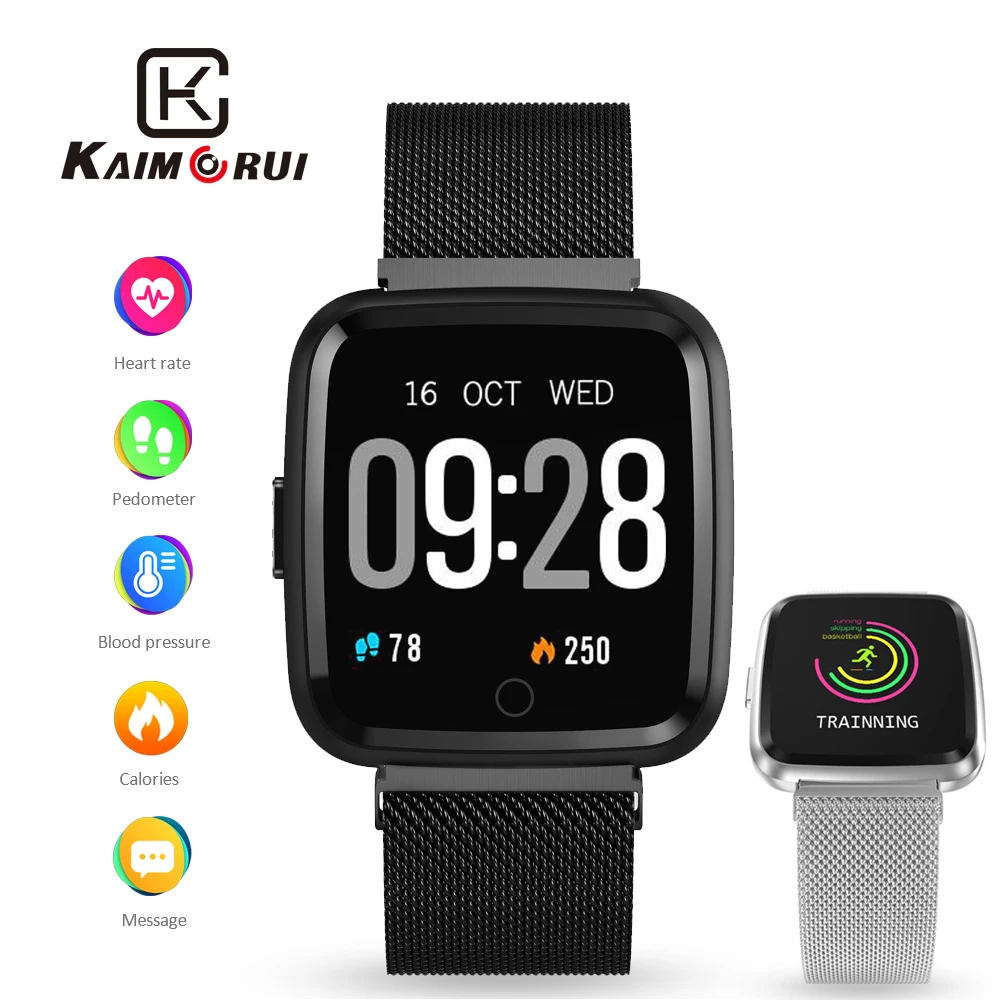 

Fitness Bracelet Heart Rate Monitor Waterproof Smart Wrist Band Pedometer Activity Tracker for Android IOS Watch Phone