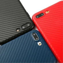 

Carbon Fiber Case For iphone 8 Black Blue Red Soft Silicone Phone Cases Cover Coque For iphone 6 7 6S 7Plus 6 S 6Plus 8Plus