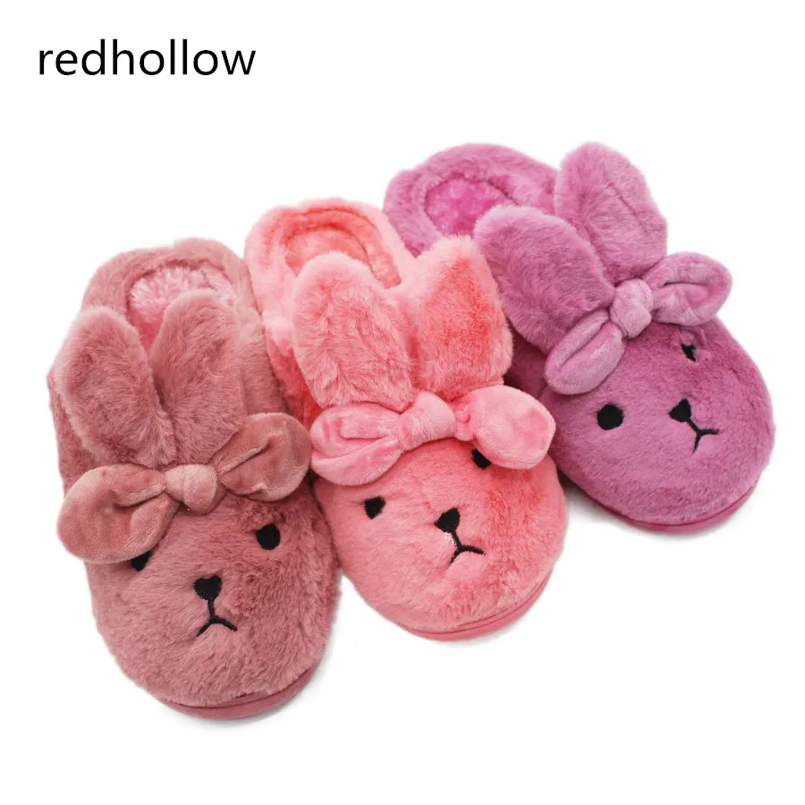 

Women Slippers Flock Warm Home Slippers Womens Zapatos Mujer Winter Autumn Women Slippers Soft Faux Fur Female Shoes Fashion