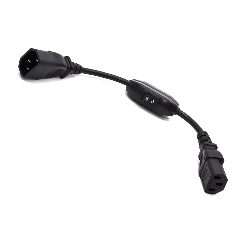 c13 ao macho c14 com interruptor de