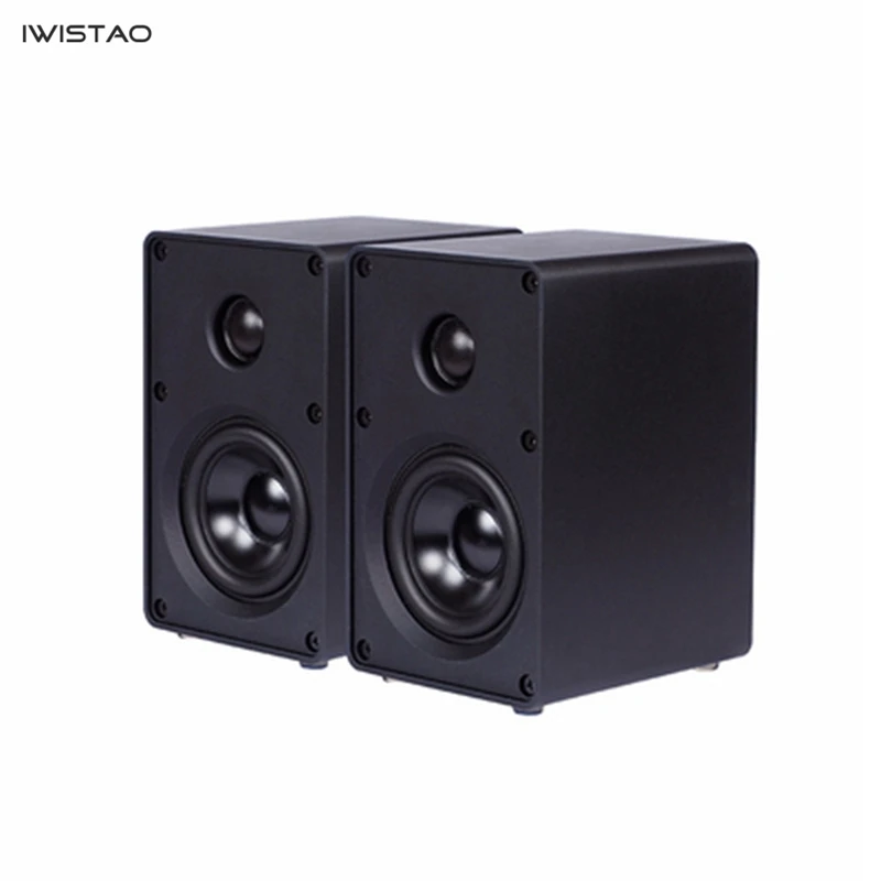 IWISTAO HIFI 2 сторонний 3 дюймовый динамик цельноалюминиевая 1 пара книжная полка