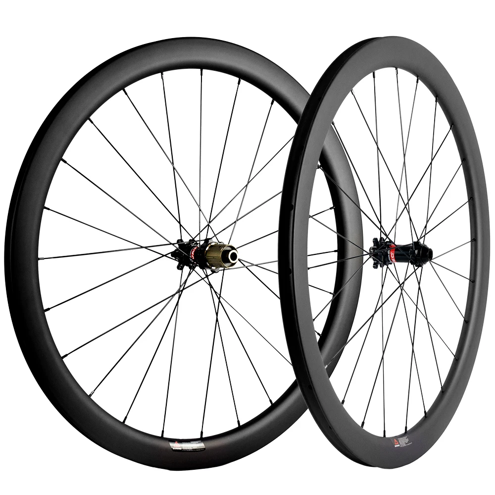 Best Factory Sales Carbon Bike Bicycle Disc Wheelset 30/40/45/55mm Carbon Clincher  Disc Brake 6 Bolt Hubs Tubular Cyclocross Wheels 3