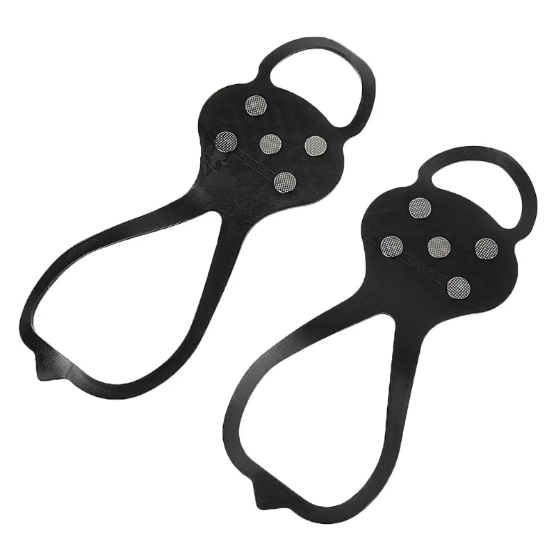 1 قطعة مكافحة زلة الثلج الثلج القبضات الشتاء التخييم المشي المربط القابض أحذية سبايك تسلق اكسسوارات