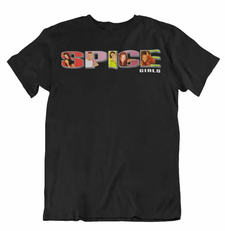 جديد وصول خمر التوابل الفتيات تي شيرت 2019 الصيف زائد حجم ملابس علوية من القطن الجرافيك جولة موسيقية السيدات المرأة فضفاض المحملة قميص