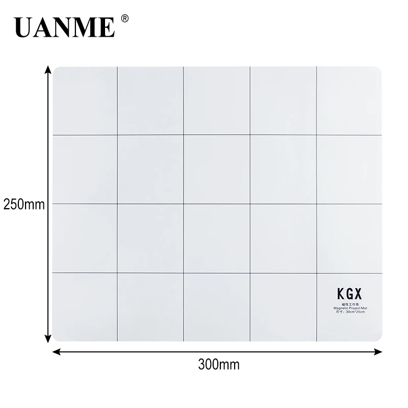 UANME, 20X25 см, 25X30 см, магнитный коврик для проекта, винт, рабочий коврик с маркером, ластик для сотового телефона, ноутбука, планшета, инструменты для ремонта - Цвет: 25X30CM