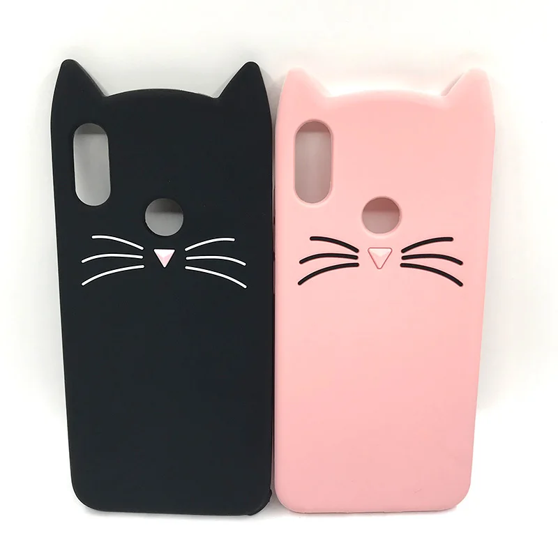 

3D Soft Silicone TPU Phone Case For Xiaomi Mi 9 A2 8 Lite A1 6X 5X Cute Cat Case For Redmi Note 7 6 Pro 5 Plus 6A 5A 4 4X Cover