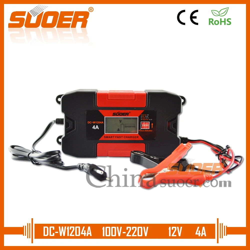 Buy Suoer 12 Volt 4A Fast Charger Smart Intelligent