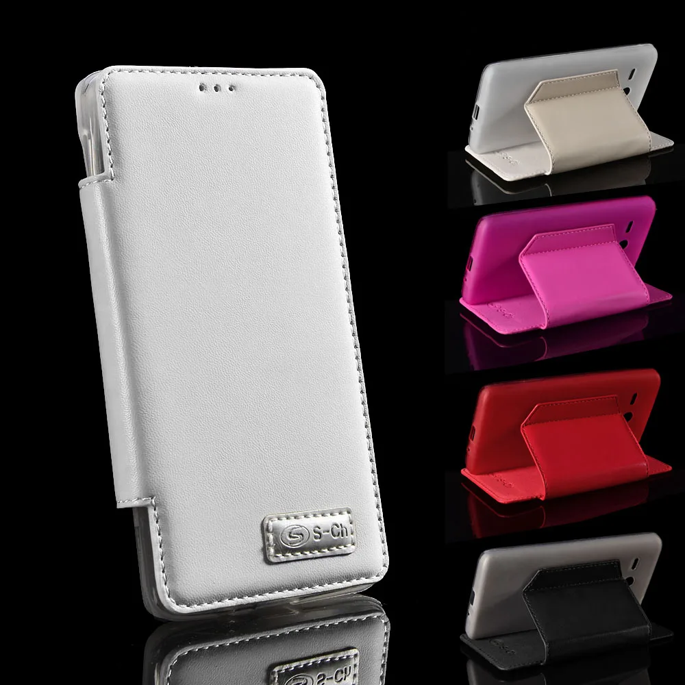 

For Huawei Ascend Y530 S-CH PU Leather Flip Cover TPU Phone Case with Card Slots made by Soft Material Free shipping