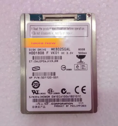 Новинка 80 Гб MK8025GAL 1 8 &quotCE/ZIF/PATA для IPOD CLASSIC MINI12 Замена MK4009GAL MK6028GAL MK8022GAA HS082HB hs06wlan |