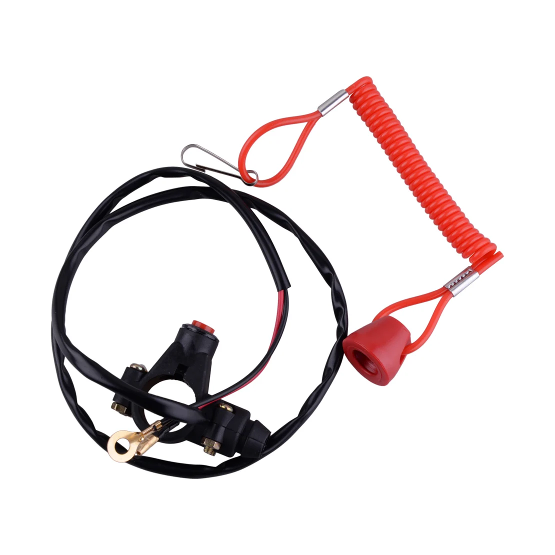 DWCX Outboard Engine Stop Safety Kill Switch Tether Cord Lanyard for