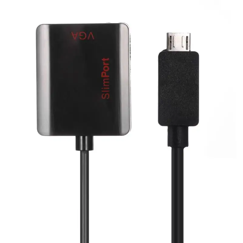 USB 2,0 Micro USB Мужской слимпорт для VGA 15pin Женский 1080P адаптер конвертер сплиттер кабель провод для LG Optimus G Pro G2