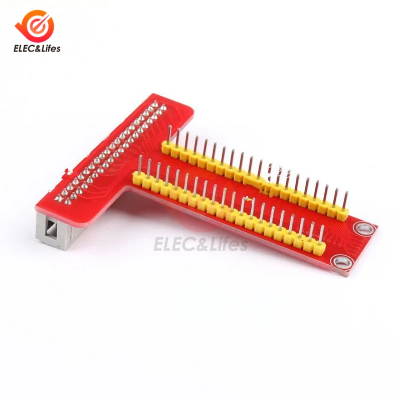 Для Raspberry Pi 2 3 B+ T-type 40 Pin GPIO Breakout плата адаптера расширения+ 20 см GPIO 40pin Радужный Кабель Т Расширение DIY kit