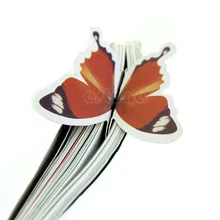 Мультфильм бабочка закладки книги бумага клип Школьные офисные закладки подарок