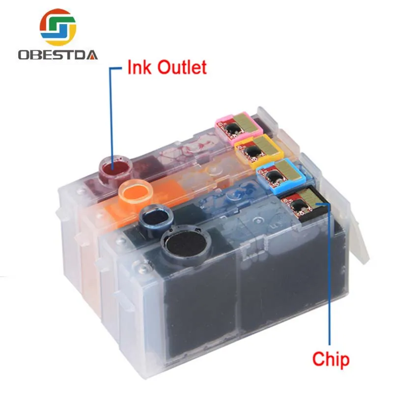 Obestda 364xl совместимый картридж с чернилами Замена для HP 364 XL Deskjet 3070A 7510 photosmart 5510 5515