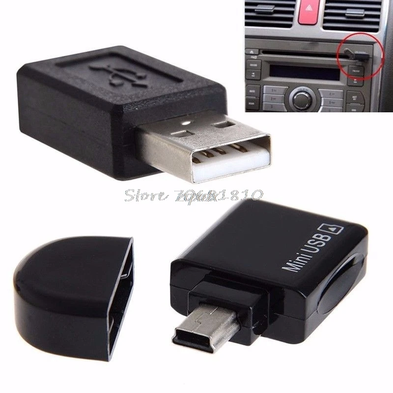 Мини-usb для TF T-flash Micro SD адаптер кард-ридер для автомобиля AUX Выход Музыка Аудио Z09 Прямая поставка