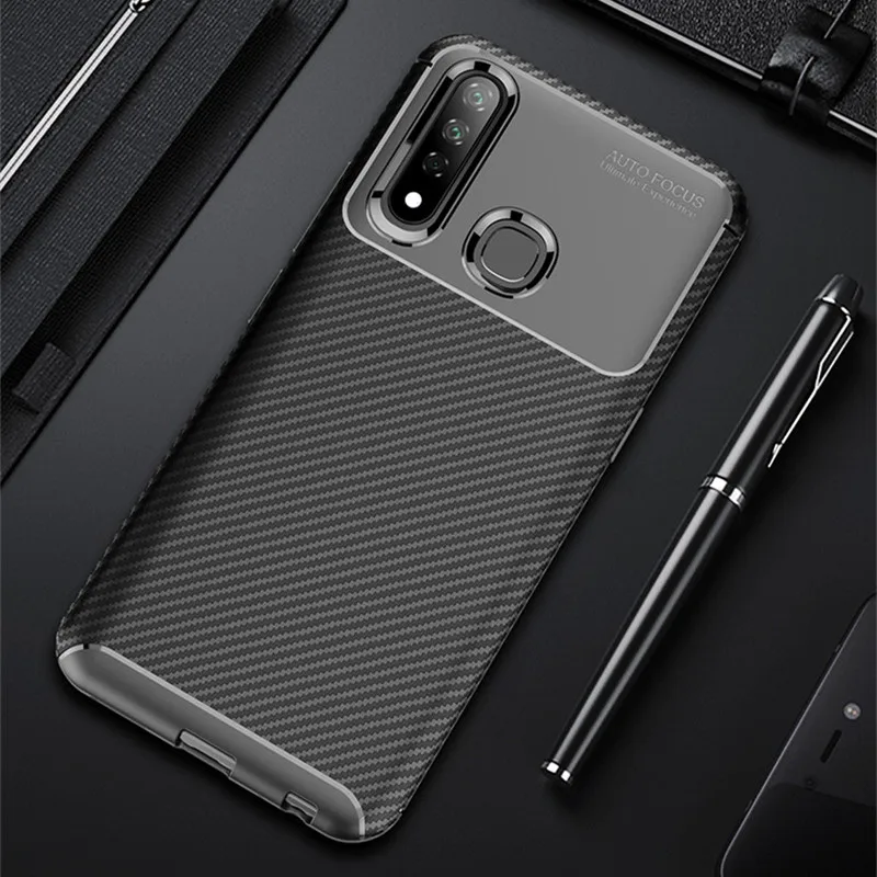 Чехол из углеродного волокна для Vivo Z5x V1911A V1919A высококачественный чехол с