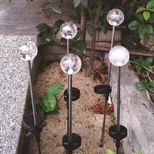 Светодиодный солнечный круглый газон, открытый плагин, пузырьковый свет, водонепроницаемая лампа, свет для газона, для сада