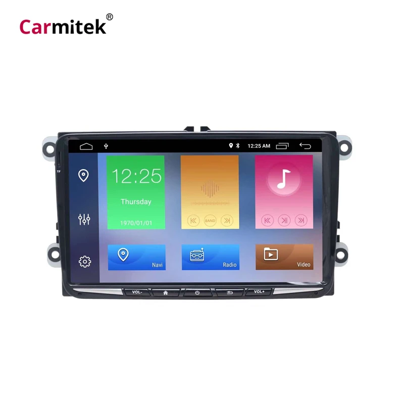 Flash Deal 2 din Android Car Multimedia DSP GPS Navigation for VW PASSAT B5 B6 Radio Volkswagen Skoda Octavia golf 5 6 leon Tiguan Touran 6